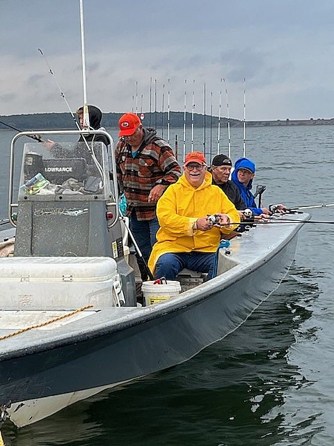 On the water